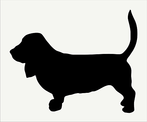 500x414 Dog Stencils Bassett Hound Stencil Create Your Own Dog Signs