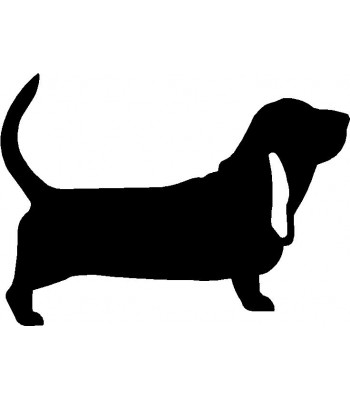 350x400 Dog Welcome Sign Breed Basset Hound