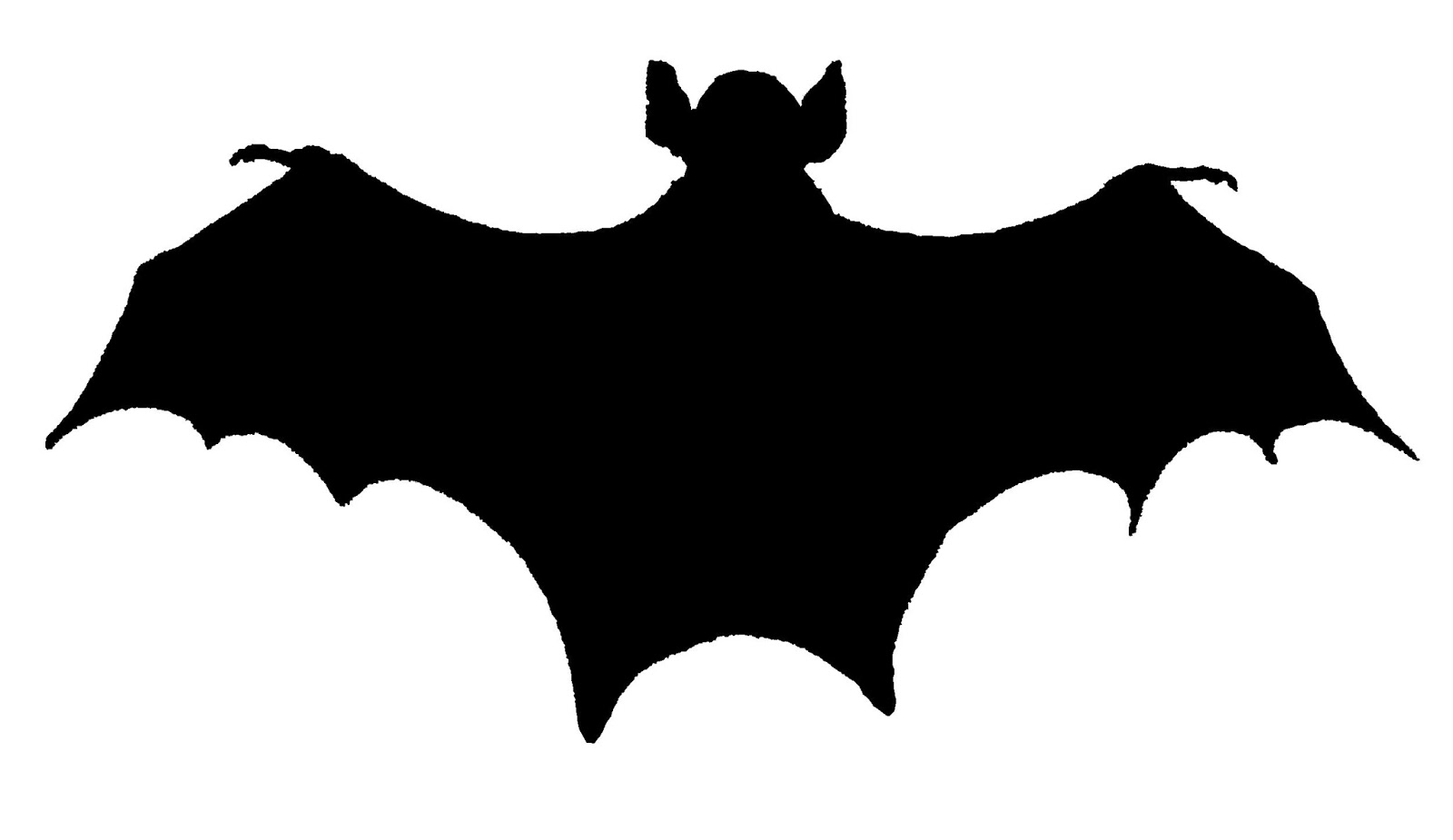 1600x925 Digital Stamp Design Royalty Free Halloween Bat Silhouette