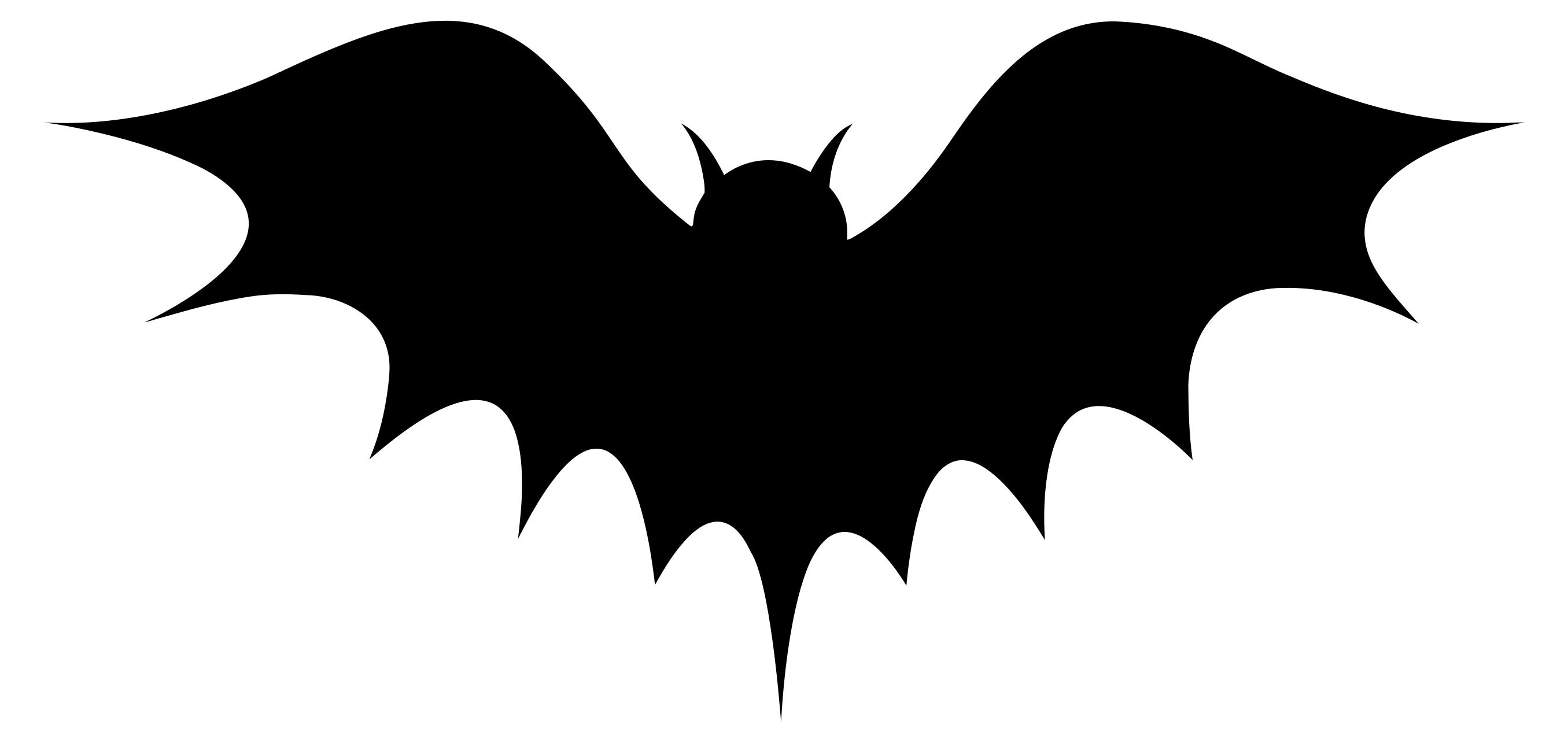 2711x1285 Bat Silhouette Clipart