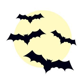 350x350 Glow In The Dark Bat Temporary Tattoo For Creatures Of Night