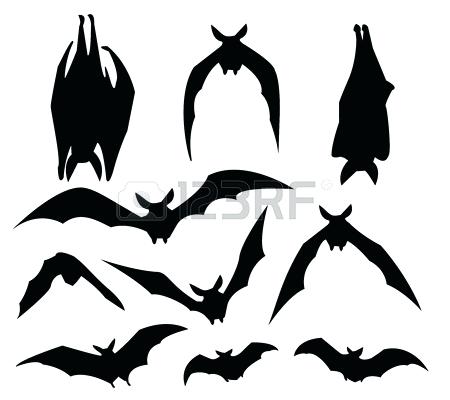 450x400 Template Bat Silhouette Template