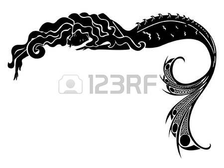 450x338 Mermaid Vector Silhouette Illustration Mermaid Tub