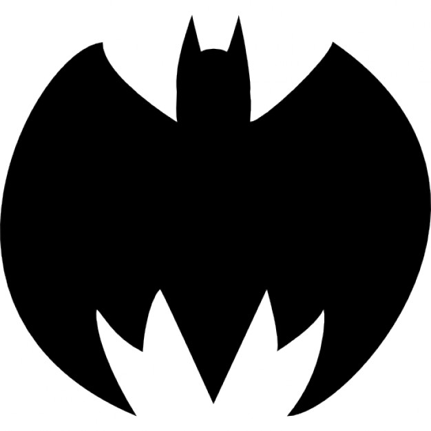 626x626 Batman Silhouette Icons Free Download