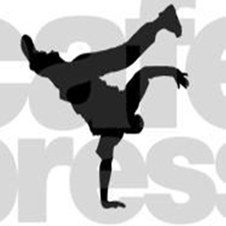 460x460 Bboy Silhouette Blk Mug By Styleuniversal