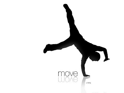 500x375 Bboy Silhouette For Fun. Created Using Adobe Illustrator