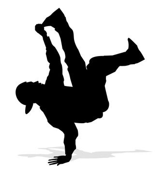 Bboy Silhouette at GetDrawings | Free download