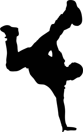 Bboy Silhouette at GetDrawings | Free download