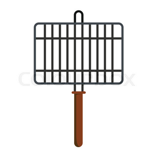 320x320 Bbq Grill On Wheel Silhouette. Outdoors Recreation Vector