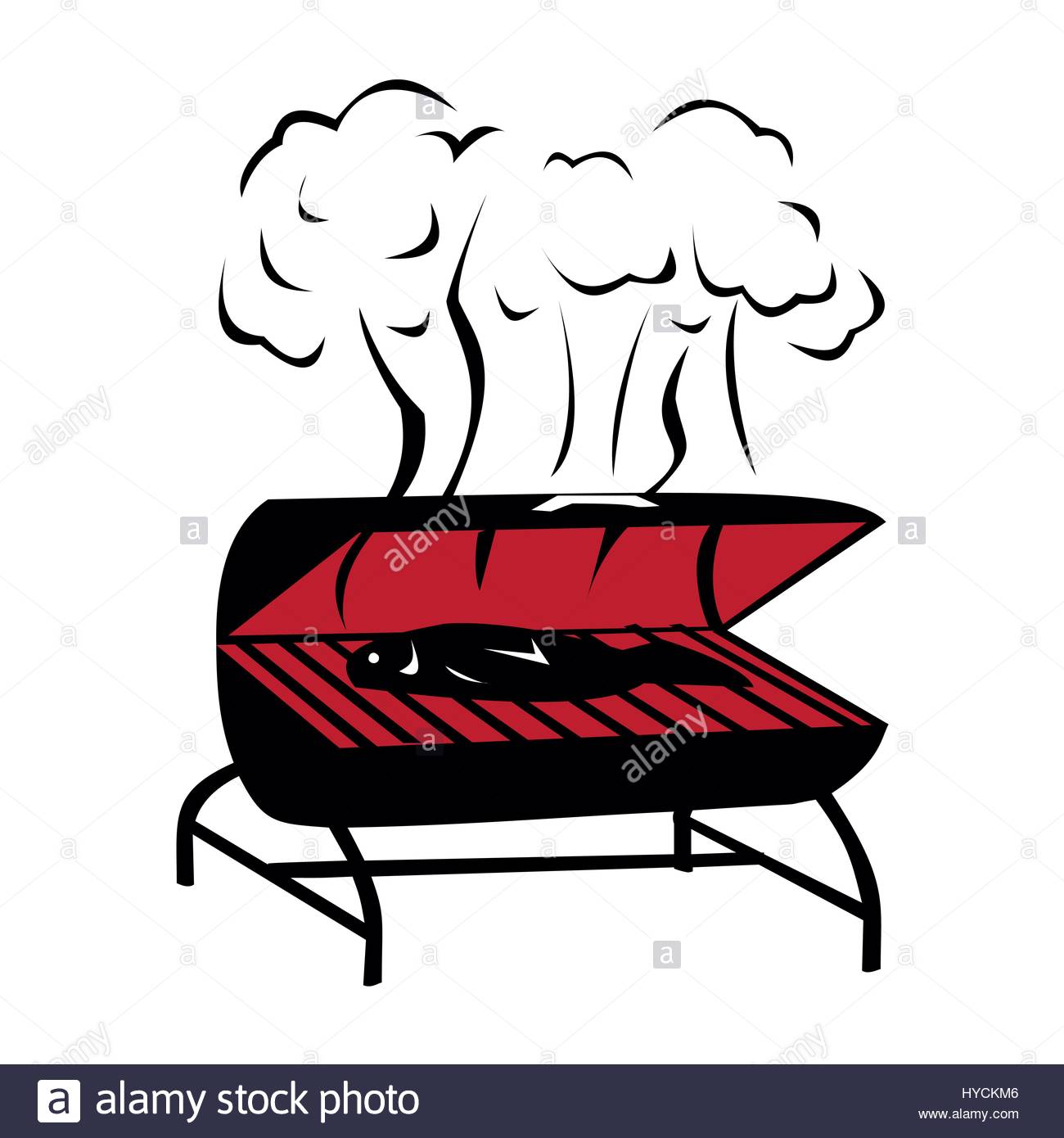 1300x1390 Vector Black Bbq Grill Icon On White Background Stock Vector Art