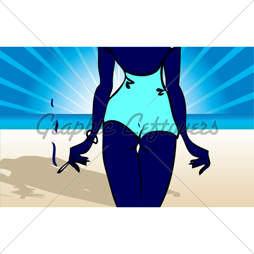 500x500 Fashion Smoking Woman On Beach Beach Girl Silhouette Gl Stock Images