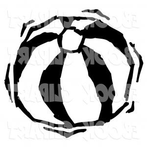 300x300 Isolated Silhouette Beach Ball Vector Illustration Createmepink