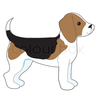 Beagle Dog Silhouette