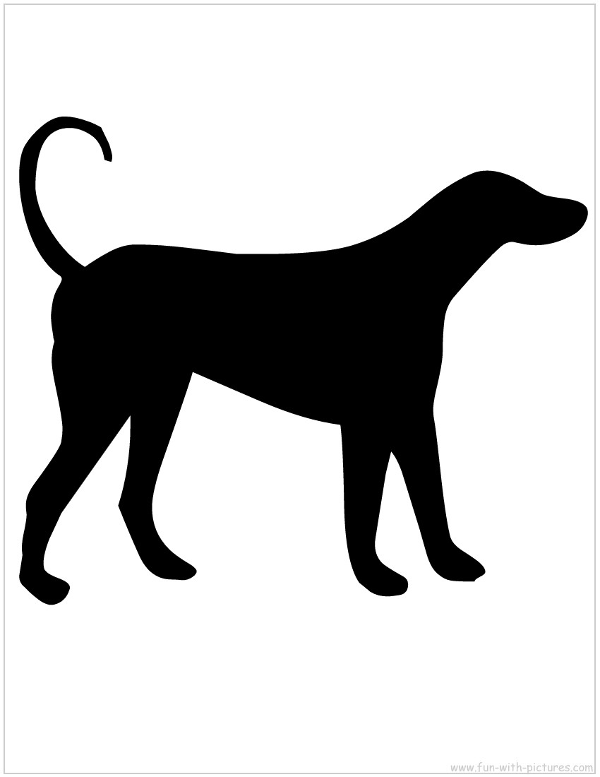850x1100 Beagle Silhouette Clipart