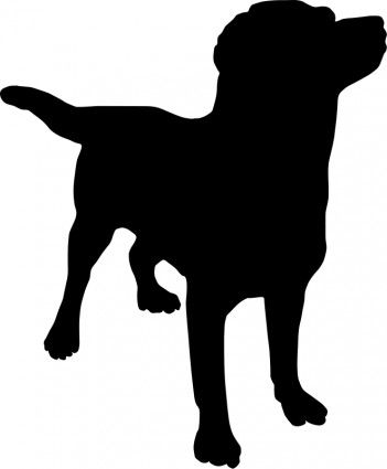 351x425 Sitting Dog Silhouette Pattern Dog Silhouette Clip Art Art