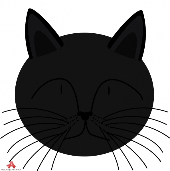 596x600 Cat Face Silhouette Cat Face Silhouette Backgrounds