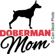 182x179 Beagle Mom With Dog Silhouette Vector