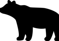 200x140 Pretty Black Bear Silhouette Clip Art Bear Cub Silhouette Clipart
