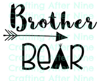 340x270 Daddy Bear, Bear Family, Personal Amp Commercial Use, Silhouette