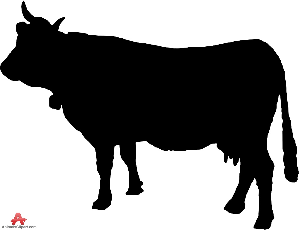 999x769 Cow Silhouette Svg Clipart