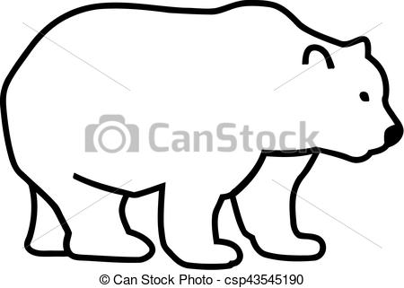 450x321 Comic Bear Silhouette Eps Vectors