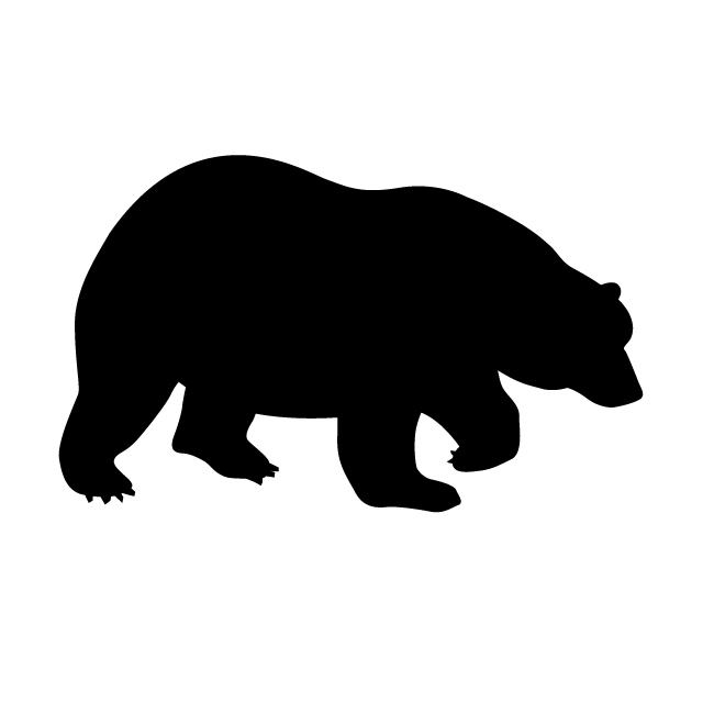 640x640 Bear Animal Silhouette Free Illustrations