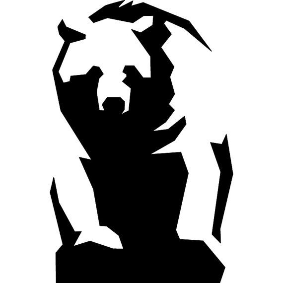 570x570 Grizzly Bear Silhouettes