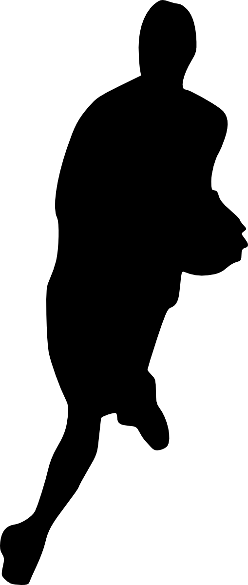 Bear Sitting Silhouette