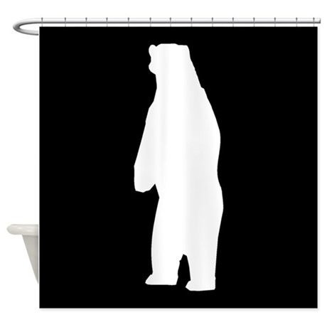 460x460 Standing Bear Shower Curtains