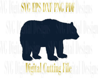 340x270 Bear Dxf Etsy