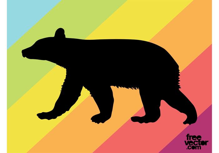 700x490 Bear Cub Silhouette