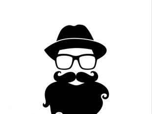 310x233 Beard Silhouette Set Free Vectors Ui Download