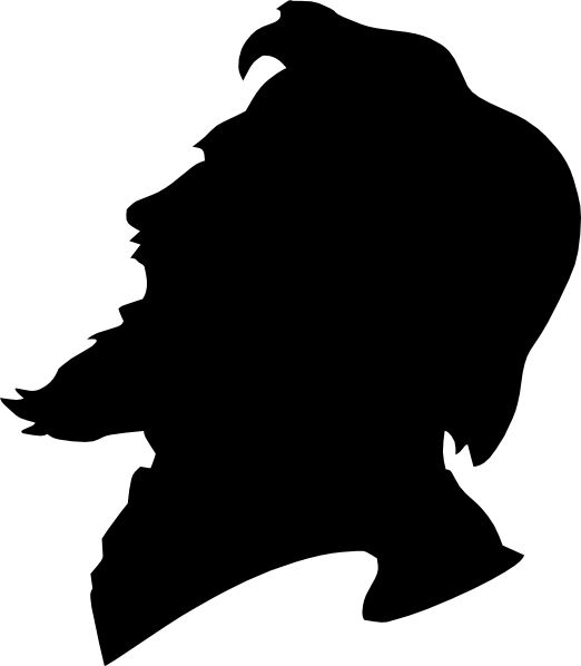 522x598 Beard Silhouette Flowers Flowers