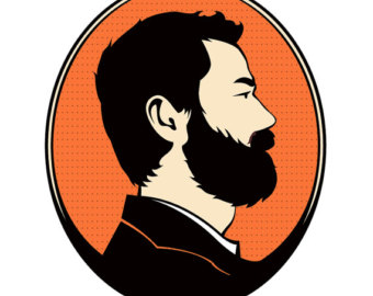 340x270 Man With Beard Clipart Silhouette Profile Clipartfox