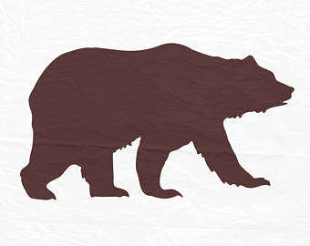 340x270 Bear Silhouette Etsy