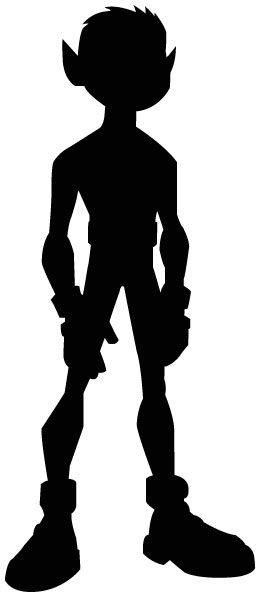 259x600 Beast Boy Silhouette By Ba Ru Ga
