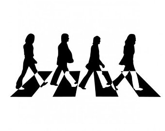 Beatles Abbey Road Silhouette at GetDrawings | Free download