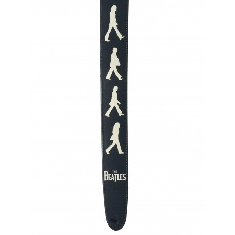 458x458 Beatles Guitar Strap Soft Leather Abbey Road
