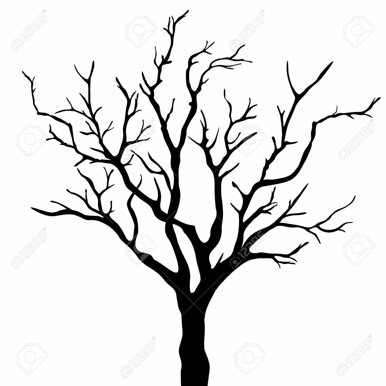1300x1300 Tree Silhouette Royalty Free Cliparts, Vectors, And Stock