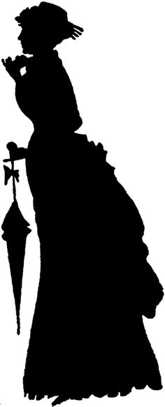 236x581 Southern Belle Hat Silhouette Clipart