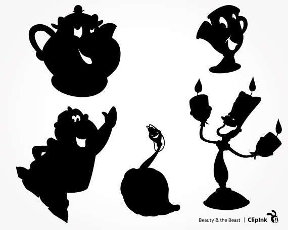 Download Beauty And The Beast Rose Silhouette at GetDrawings.com ...
