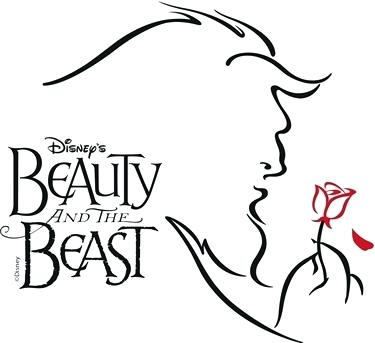 375x343 Beauty And Beast Outline Silhouette Outline Beauty And