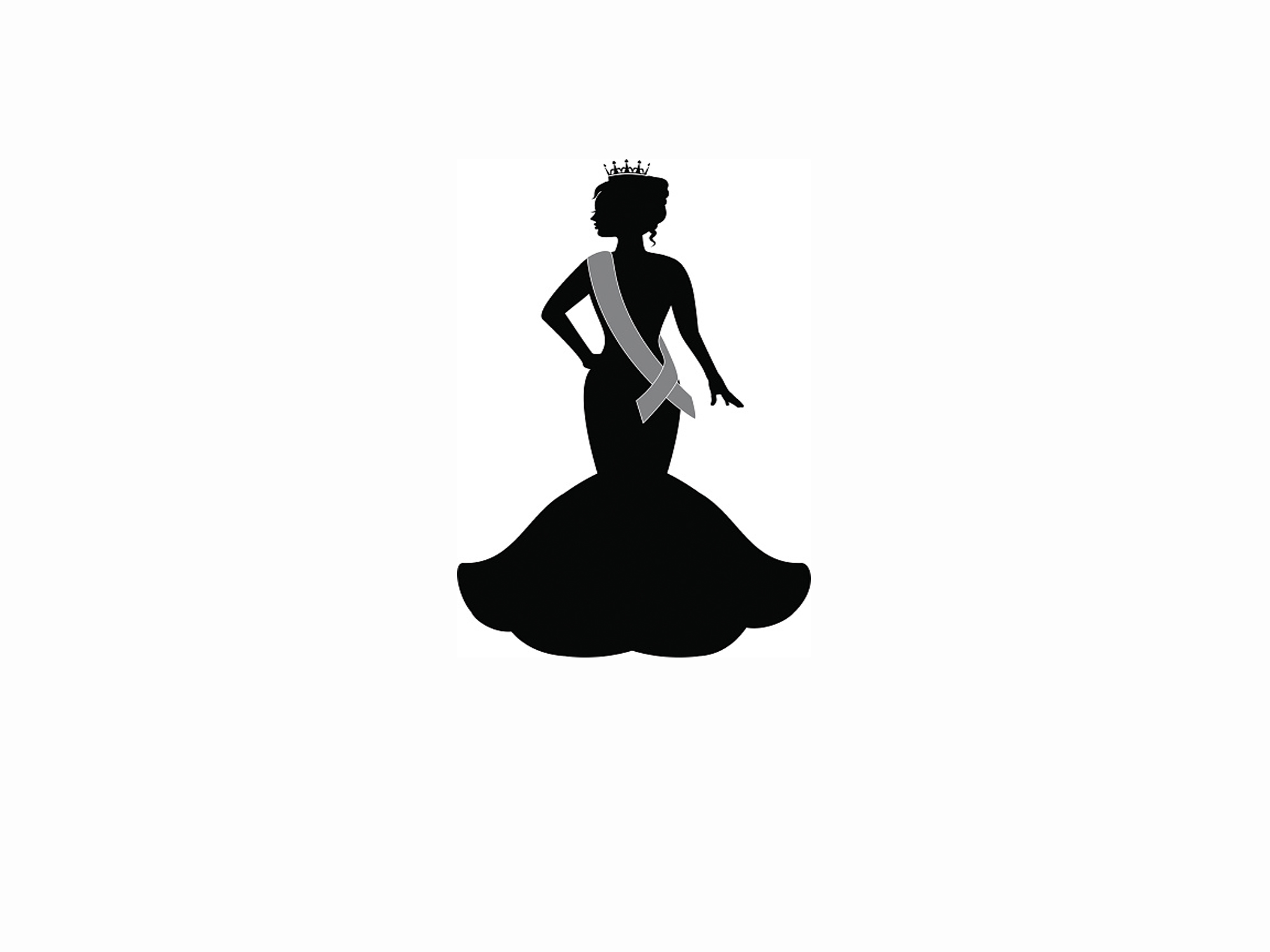 Beauty Queen Silhouette at GetDrawings | Free download