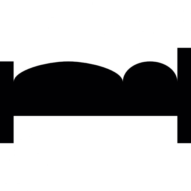 626x626 Bed Silhouette Icons Free Download