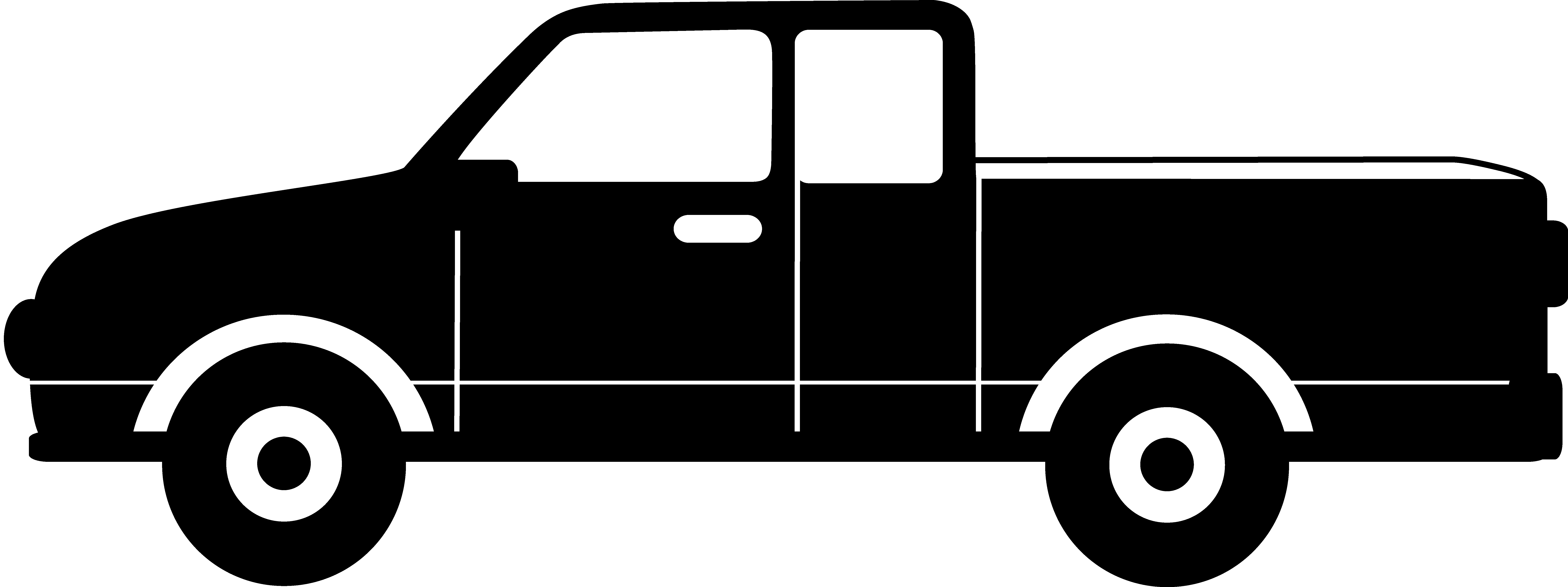 8572x3212 Truck Silhouette