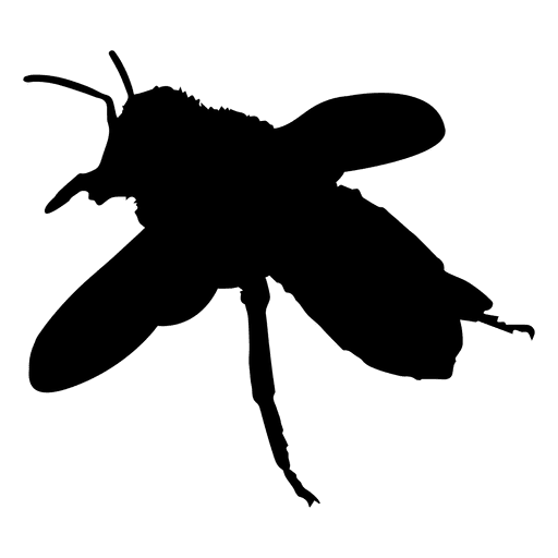 512x512 Bee Silhouette 02