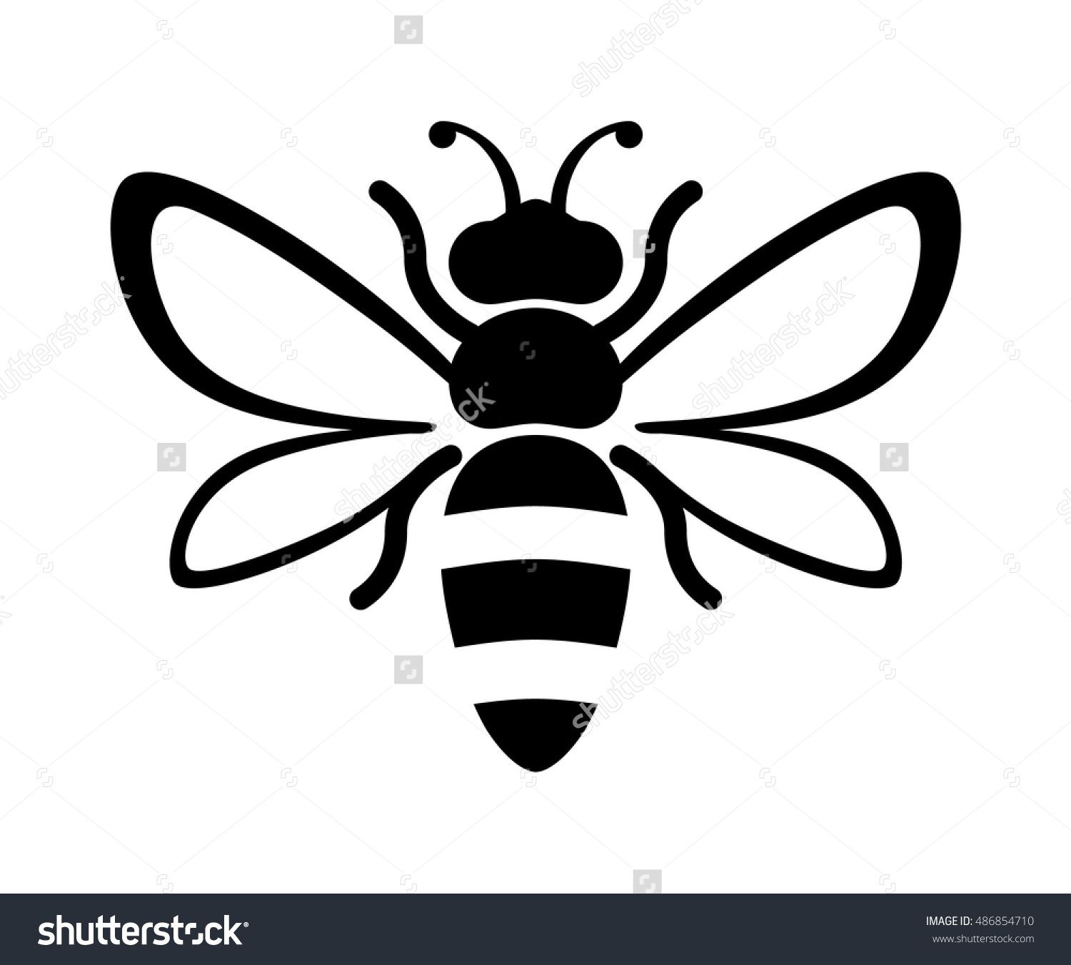 Bee Silhouette Clip Art Free Svg - vrogue.co