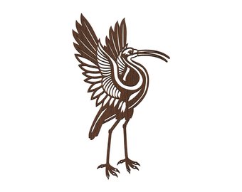 340x270 Lady Bee Vector Laser Pattern. Flat Bee Template Svg