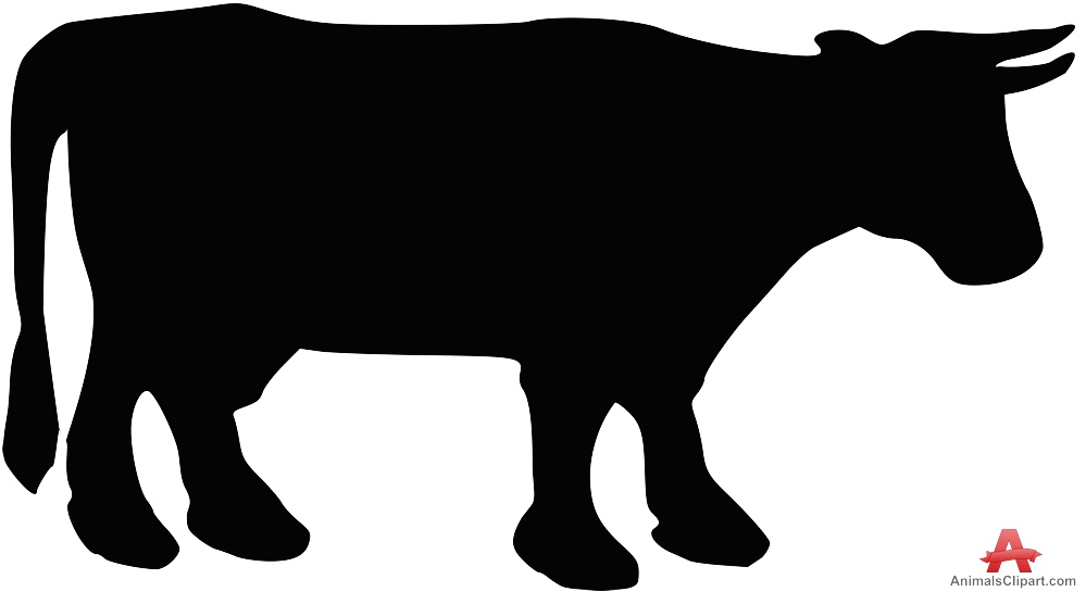 999x545 Cattle Silhouette Clipart