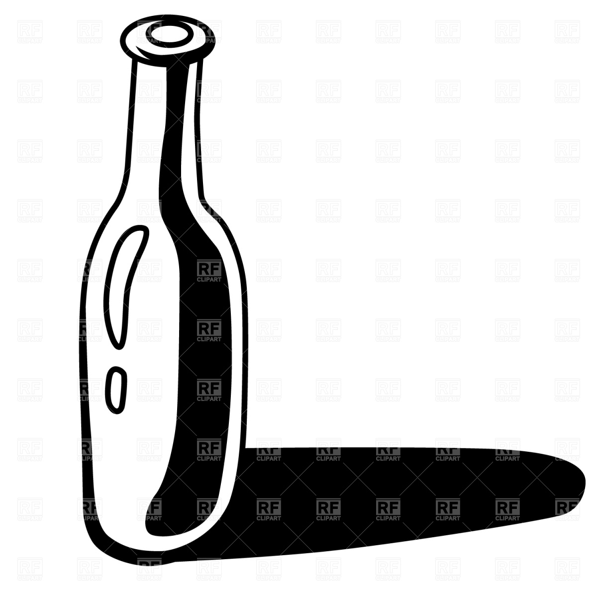 1200x1200 Bottle Royalty Free Vector Clip Art Image